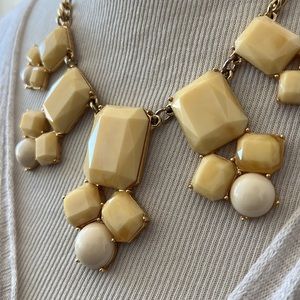 Kate Spade large cream statement necklace - EUC